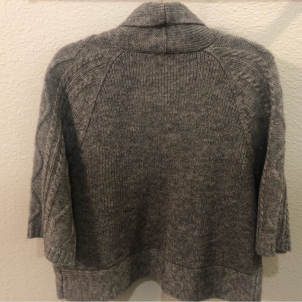 Chicos -Gray Knit Sweater Wrap/Cardigan -Chico’s Size 2 (women size 12) - Picture 2 of 5
